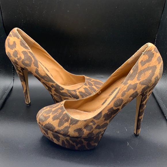 Aldo Heels Leopard Print - Picture 12 of 15